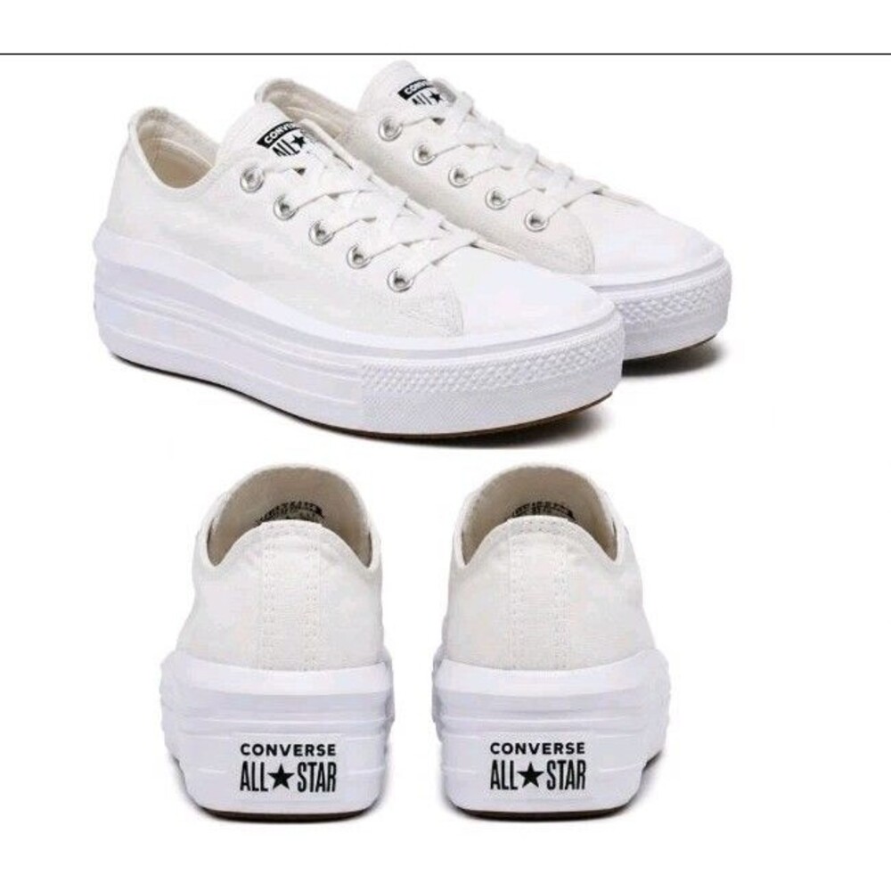 Converse Chuckwomen's Taylor All Star Move Low White W Sz 8.5 Activewear sneaker